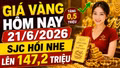 Giá vàng hôm nay 21/6: Thế giới nhích nhẹ, trong nước hồi phục