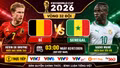 Nhận định Bỉ vs Senegal 3h ngày 2/7: De Bruyne trước bẫy Teranga