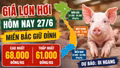 Giá lợn hơi hôm nay 27/6: Miền Bắc còn 4 nơi giữ đỉnh