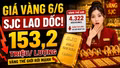 Giá vàng hôm nay 6/6: Vàng SJC, BTMC, DOJI, PNJ tiếp tục giảm?