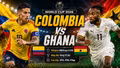 Đội hình ra sân chính thức và dự đoán tỷ số trận Colombia vs Ghana