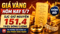 Giá vàng hôm nay 5/7: SJC, BTMC, DOJI, PNJ đi ngang