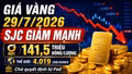 Giá vàng hôm nay 29/7 lao dốc, thế giới sát mốc 4.000 USD