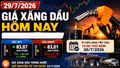 Giá xăng dầu hôm nay 29/7/2026: WTI tăng, Brent tiếp tục giảm