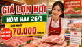 Cập nhật giá lợn hơi 26/5: Mốc 70.000 đồng/kg xuất hiện ở 2 địa phương