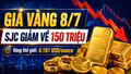 Giá vàng hôm nay 8/7: SJC, BTMC, PNJ, DOJI giảm theo vàng thế giới