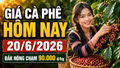 Giá cà phê hôm nay 20/6: Robusta tăng nhẹ, Arabica quay đầu giảm