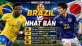 Đội hình ra sân chính thức Brazil vs Nhật Bản 0h 30/6: Không có bất ngờ