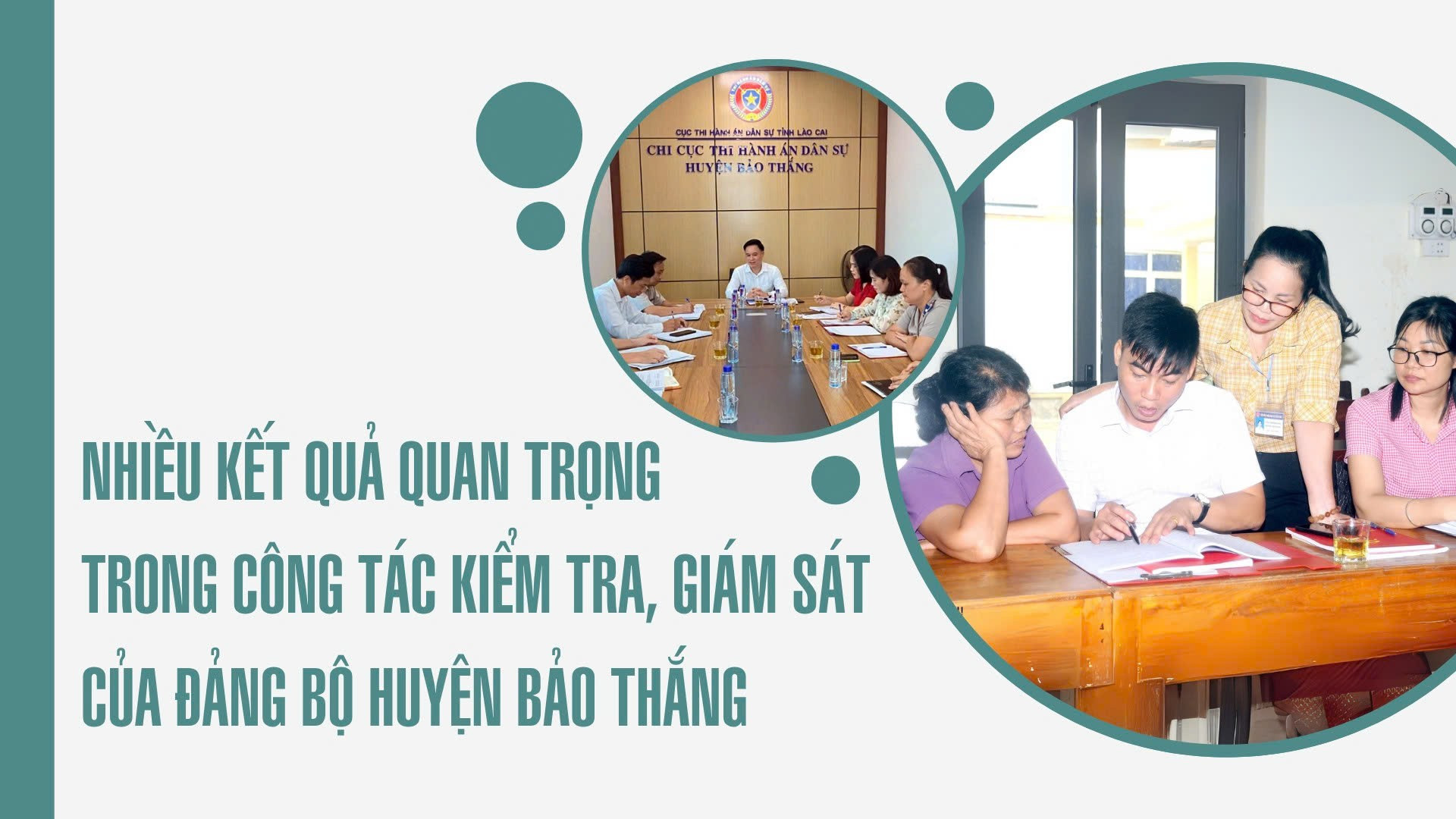 Công tác kiểm tra, giám sát của Đảng bộ huyện Bảo Thắng đạt nhiều kết quả quan trọng