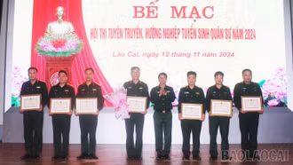 Bế mạc Hội thi tuyên truyền, hướng nghiệp tuyển sinh quân sự năm 2024