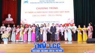 Phân hiệu Đại học Thái Nguyên tại tỉnh Lào Cai kỷ niệm 42 năm ngày Nhà giáo Việt Nam