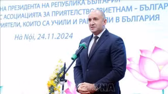 Tổng thống Bulgaria gặp gỡ bạn bè Việt Nam từng học tập, làm việc tại Bulgaria