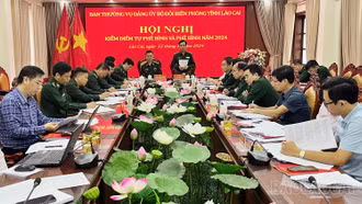 Bộ đội Biên phòng Lào Cai kiểm điểm tập thể Ban Thường vụ, cá nhân lãnh đạo năm 2024