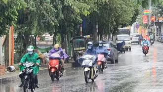 Thời tiết hôm nay (14/4): Miền Bắc có mưa vài nơi, miền Nam có mưa dông