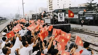 Tái hiện "Đoàn tàu Thống nhất" dịp 30/4