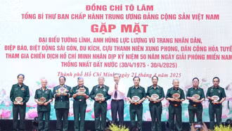 "Thế hệ hôm nay và mai sau mãi tri ân hàng triệu chiến sĩ, anh hùng liệt sĩ"