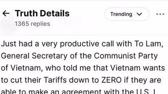 Tổng thống Hoa Kỳ: Cuộc điện đàm với Tổng Bí thư Tô Lâm rất "hiệu quả"