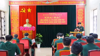 Bộ CHQS tỉnh kiểm tra trình độ kỹ năng nghề năm 2025