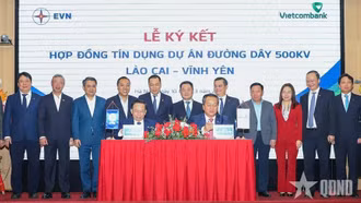 Ký kết hợp đồng tín dụng Dự án đường dây 500kV Lào Cai - Vĩnh Yên
