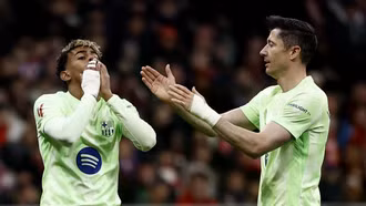 Yamal ghi siêu phẩm, Barca ngược dòng khó tin trước Atletico Madrid