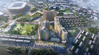 Bất ngờ trước tiền sảnh sang trọng như chung cư cao cấp của Dự án Nhà ở xã hội Golden Square Lào Cai