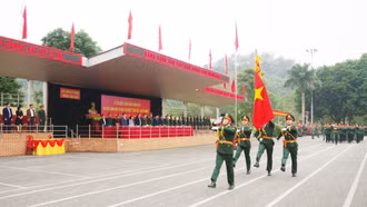 Lực lượng vũ trang tỉnh ra quân huấn luyện năm 2025