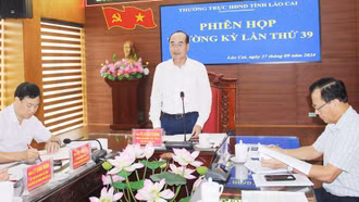 Thường trực HĐND tỉnh họp phiên thường kỳ lần thứ 39