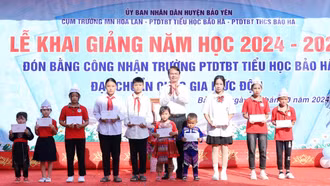 Quỹ Bảo trợ trẻ em tỉnh trao 410 suất học bổng cho trẻ em có hoàn cảnh đặc biệt khó khăn