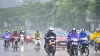 Đông Bắc Bộ mưa to, cục bộ có nơi mưa rất to trên 100mm