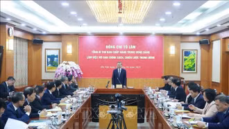 Tổng Bí thư Tô Lâm làm việc với Ban Chính sách, chiến lược Trung ương