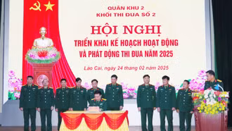 Khối thi đua số 2 triển khai kế hoạch hoạt động và phát động thi đua năm 2025