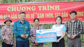 Chăm lo, hỗ trợ hội viên phụ nữ yếu thế