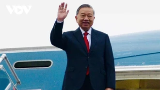 Tổng Bí thư Tô Lâm lên đường thăm cấp Nhà nước tới Lào
