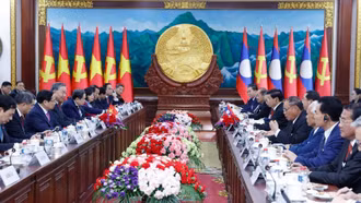 Tổng Bí thư Tô Lâm hội đàm với Tổng Bí thư, Chủ tịch nước Thongloun Sisoulith