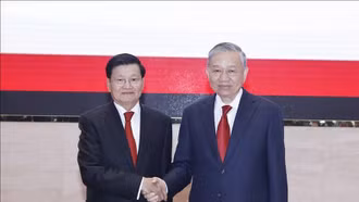 Tổng Bí thư Tô Lâm kết thúc tốt đẹp chuyến thăm cấp Nhà nước tới Lào