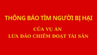 Tìm bị hại của vụ án lừa đảo chiếm đoạt tài sản xảy ra tại xã Âu Lâu (nay là phường Âu Lâu)