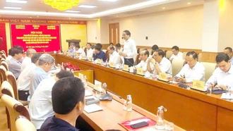 Lãnh đạo Tỉnh ủy Lào Cai và Yên Bái làm việc với Tổ công tác Trung ương về tiến độ triển khai thực hiện Nghị quyết Hội nghị lần thứ 11 Ban Chấp hành Trung ương Đảng khóa XIII 