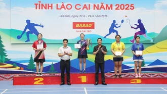 Bế mạc Giải Vô địch cầu lông, bóng bàn tỉnh Lào Cai năm 2025