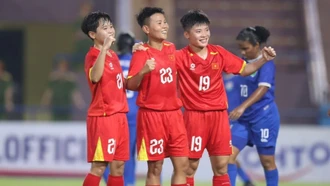 Đội tuyển nữ Việt Nam thắng đậm ngày ra quân vòng loại Asian Cup nữ 2026