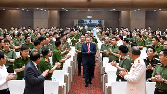 Tổng Bí thư Tô Lâm dự Hội nghị tổng kết 10 năm thực hiện Chỉ thị số 05 của Bộ Chính trị tại Bộ Công an