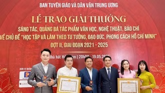 Lào Cai có 2 tác phẩm và 2 tập thể được trao giải thưởng của Trung ương trong sáng tác, quảng bá tác phẩm về học và làm theo Bác 