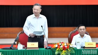 Tổng Bí thư Tô Lâm làm việc với Ban Tổ chức Trung ương