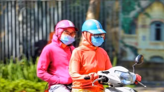 Thời tiết hôm nay (6/5): Bắc Bộ, Trung Bộ ngày nắng nóng, tối mưa dông