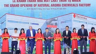 Techvina khánh thành nhà máy chất thơm tự nhiên tại Hưng Yên