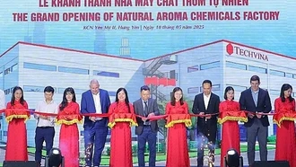 Techvina khánh thành nhà máy chất thơm tự nhiên tại Hưng Yên