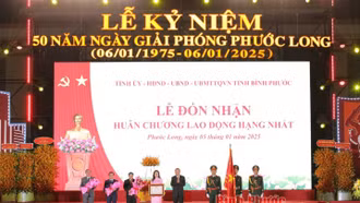 Bình Phước tổ chức trang trọng Lễ kỷ niệm 50 năm Ngày giải phóng Phước Long