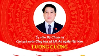 [Infographic] Tóm tắt tiểu sử Đồng chí Lương Cường, Ủy viên Bộ Chính trị, Chủ tịch nước Cộng hòa xã hội chủ nghĩa Việt Nam