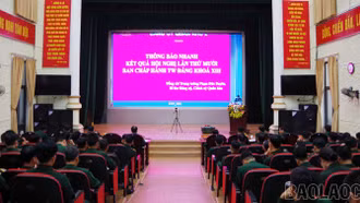 Đảng ủy Quân khu 2 thông báo nhanh kết quả Hội nghị Trung ương 10