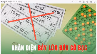 Nhận diện bẫy lừa đảo cờ bạc