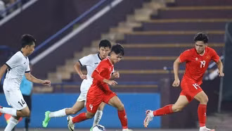 Mất điểm đáng tiếc, U17 Việt Nam gặp khó ở giải châu Á